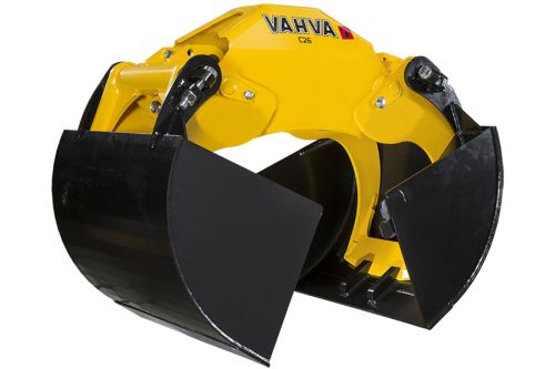 Vahva C26 with gravel buckets.